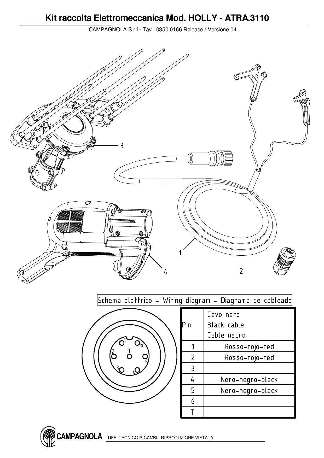 ATRA.3110_Kit raccolta Elettromeccanica Mod. HOLLY